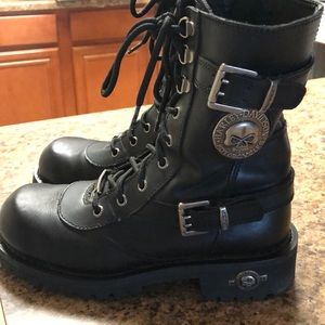 Harley-Davidson Women’s black boots sz 8